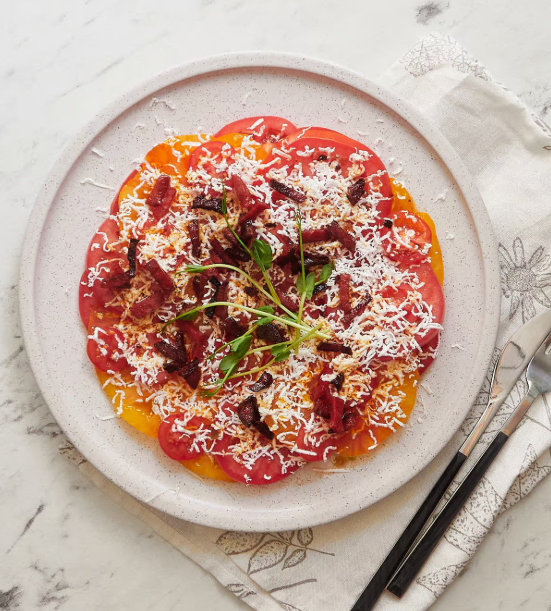Tomato Carpaccio - The Sashimi-thin 