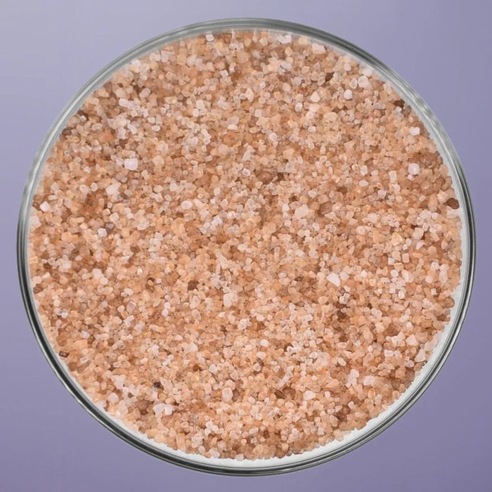 Macro shot of danish smoked salt