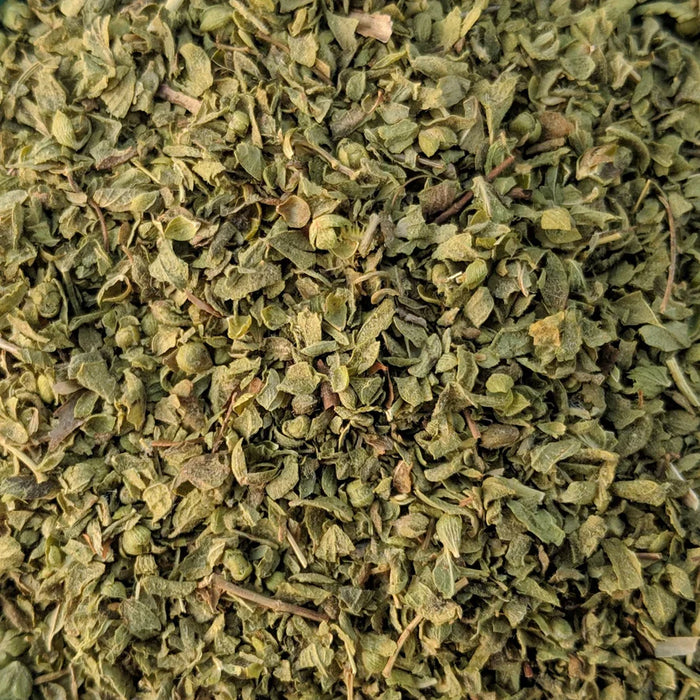 Close up of oregano leaves 