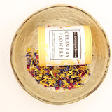 Dried Culinary Edible Flowers with Hibiscus